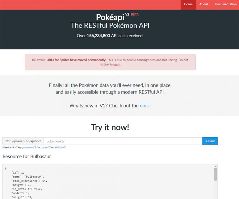 Pokéapi: бесплатный RESTful API для покемонов для разработчиков
