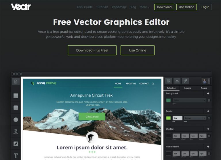 Vectr предлагает бесплатный графический редактор для браузера и рабочего стола