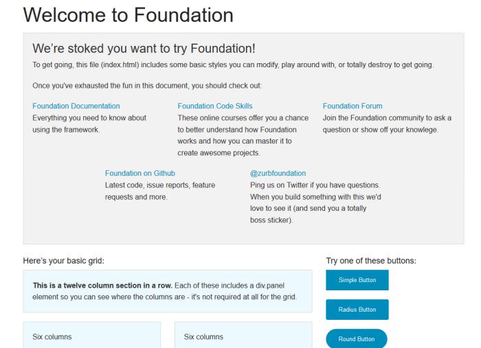 Создание сайтов Superfast с Foundation 5 [A Guide]