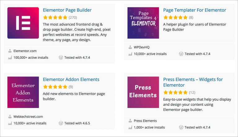 Elementor – самый популярный WordPress Page Builder прямо сейчас