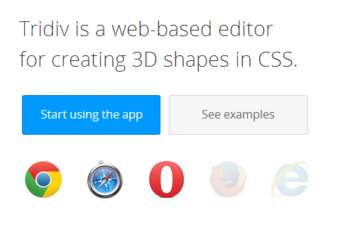 Создать CSS 3D Shape с легкостью, используя Tridiv