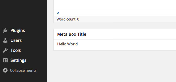 Понимание WordPress Custom Meta Box