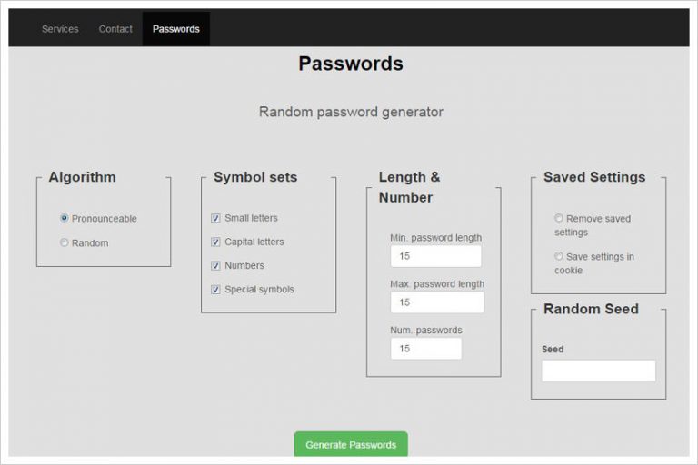 40+ онлайн-инструментов для генерации случайных или произносимых паролей