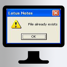 Как исправить уже существующий файл ошибок IBM Lotus Notes?  – Получить причину и решение