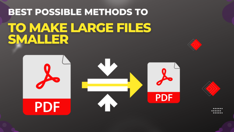 Уменьшите размер большого PDF-файла с помощью лучших методов
