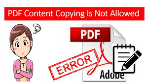 Копирование содержимого PDF запрещено [Check the Updated Solutions]