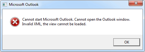 Простые методы исправления ошибки «Не удается запустить Outlook с недопустимым XML»