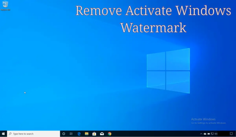 Удалить водяной знак активации Windows в Windows 11 и 10