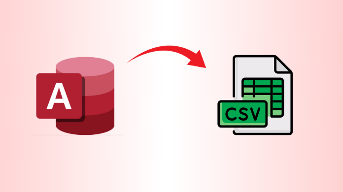 Как экспортировать данные из MS Access в файл CSV?