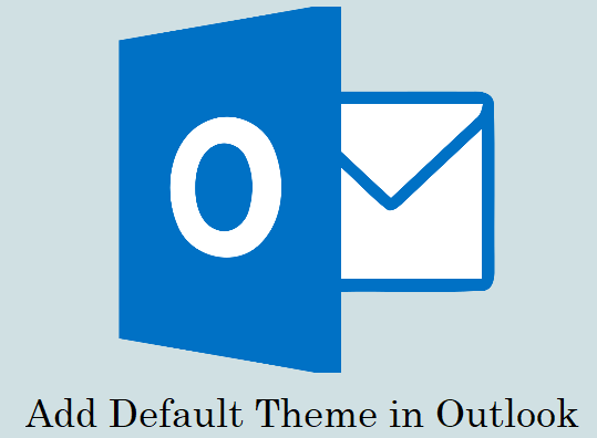 Как добавить тему по умолчанию в электронные письма MS Outlook