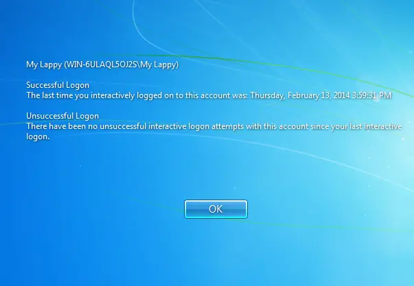 Как добавить предупреждение или приветственное сообщение на экран входа в систему в Windows XP, 7, 8