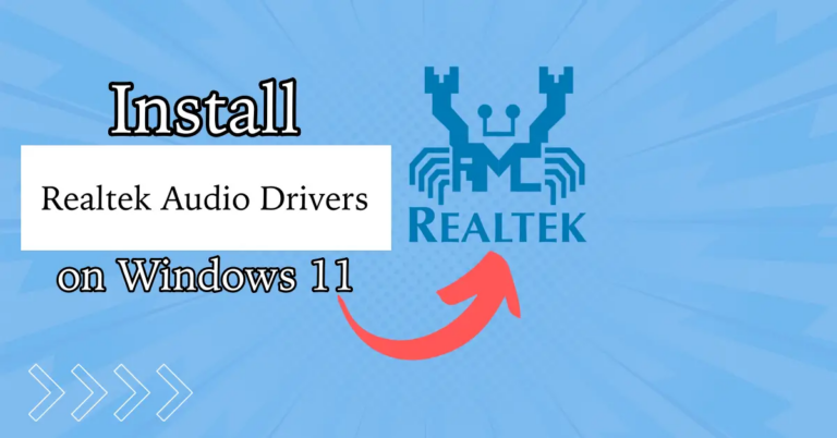 Как установить и использовать аудиодрайверы Realtek в Windows 11
