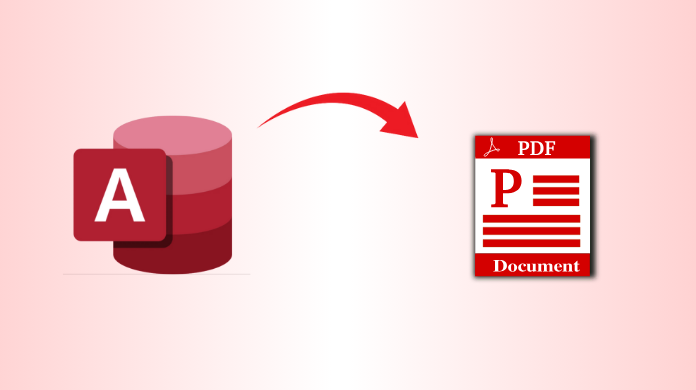 Как преобразовать файл доступа в формат PDF?